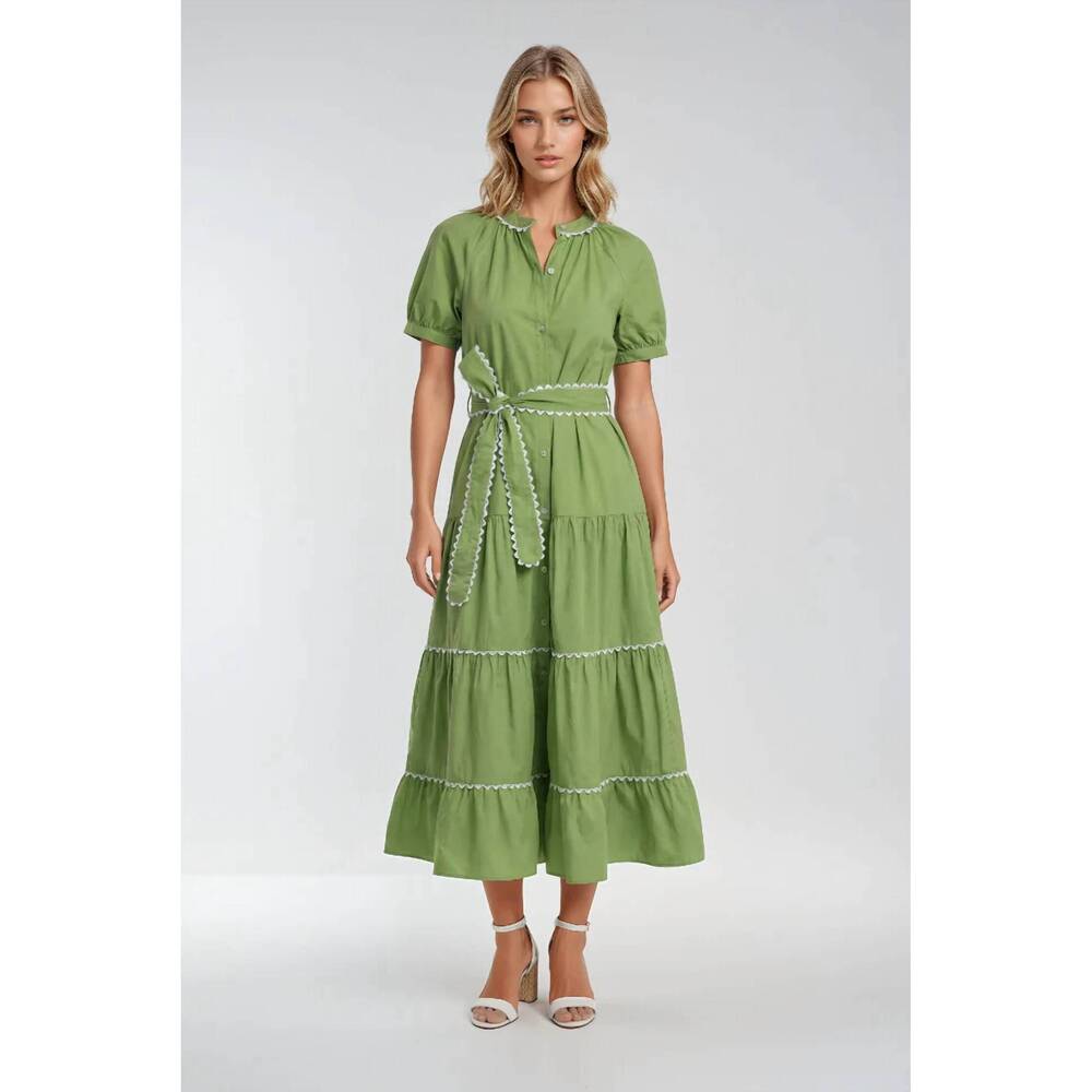 NEW SINCERELY OURS amalie dress in lime